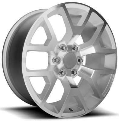 20x9 Performance Replicas PR169 Silver Machined 6x5.5/139.7 27mm