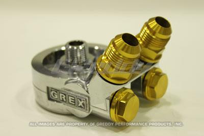 GReddy Oil Cooler Sandwich Plate WRX/STi 12401126 GReddy Oil Cooler Sandwich Plate WRX/STi 12401126