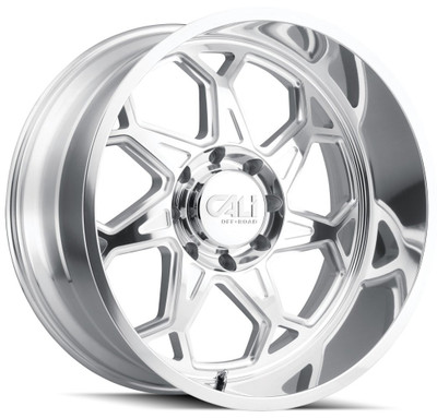 20x12 Cali Off-Road Sevenfold 9111P Polished (* May Require Trimming) 6x5.5/139.7 -51mm
