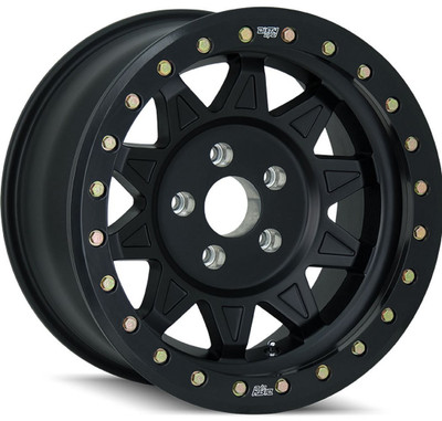 17x9 Dirty Life 9302 Roadkill Race Matte Black w/ Black Beadlock (True Beadlock) 5x5.5/139.7 -14mm