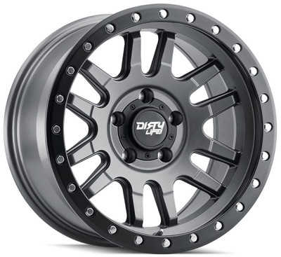 17x9 Dirty Life 9309 Canyon Pro Satin Graphite w/ Simulated Beadlock Black Ring 5x5/127 -38mm 17x9 Dirty Life 9309 Canyon Pro Satin Graphite w/ Simulated Beadlock Black Ring 5x5/127 -38mm