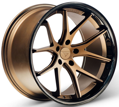22x10.5 Ferrada FR2 Matte Bronze w/ Gloss Black Lip 5x130 45mm 22x10.5 Ferrada FR2 Matte Bronze w/ Gloss Black Lip 5x130 45mm