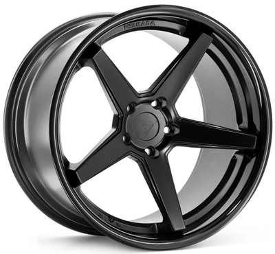 20x8.5 Ferrada FR3 Matte Black w/ Gloss Black Lip 5x4.5/114.3 35mm