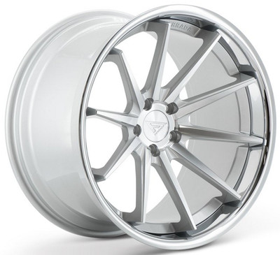 20x10 Ferrada FR4 Machine Silver w/ Chrome Lip 5x112 45mm 20x10 Ferrada FR4 Machine Silver w/ Chrome Lip 5x112 45mm