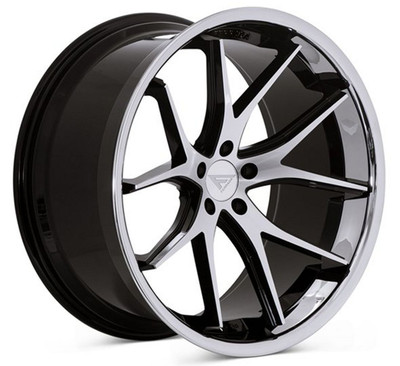 22x10.5 Ferrada FR2 Machine Black w/ Chrome Lip 5x4.5/114.3 42mm 22x10.5 Ferrada FR2 Machine Black w/ Chrome Lip 5x4.5/114.3 42mm
