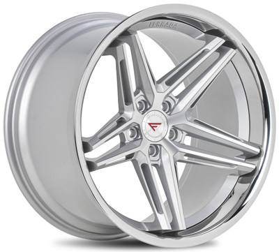 20x11 Ferrada CM1 Machined Silver w/ Chrome Lip 5x4.5/114.3 50mm 20x11 Ferrada CM1 Machined Silver w/ Chrome Lip 5x4.5/114.3 50mm
