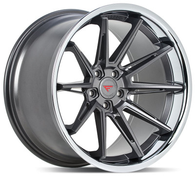 22x10.5 Ferrada CM2 Matte Graphite w/ Chrome Lip 5x4.5/114.3 42mm 22x10.5 Ferrada CM2 Matte Graphite w/ Chrome Lip 5x4.5/114.3 42mm