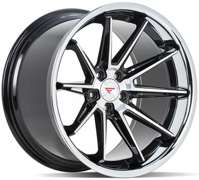 20x11 Ferrada CM2 Machine Black w/ Chrome Lip 5x4.5/114.3 50mm 20x11 Ferrada CM2 Machine Black w/ Chrome Lip 5x4.5/114.3 50mm