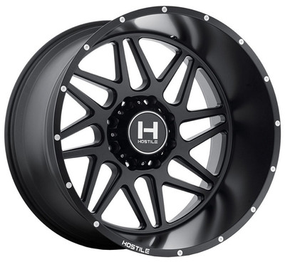 20X12 Hostile H108 Sprocket Asphalt (8 Lug) (* May Require Trimming) 8x6.5/165 -44mm 20X12 Hostile H108 Sprocket Asphalt (8 Lug) (* May Require Trimming) 8x6.5/165 -44mm
