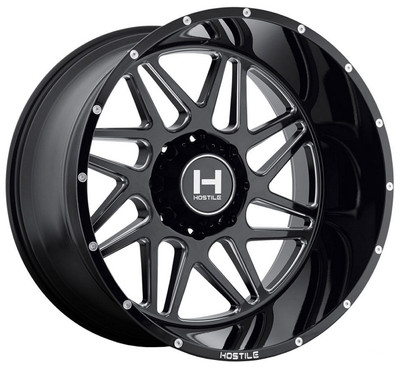 20X9 Hostile H108 Sprocket Blade Cut (8 Lug)  8x6.5/165 10mm