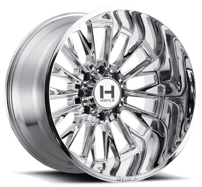 22X12 Hostile H114 Fury Armor Plated (8 Lug) (* May Require Trimming) 8x6.5/165 -44mm