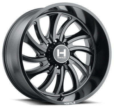 (Clearance - No Returns) 22x12 Hostile H118 Demon Asphalt (8 Lug) (* May Require Trimming) 8x170 -44mm (Clearance - No Returns) 22x12 Hostile H118 Demon Asphalt (8 Lug) (* May Require Trimming) 8x170 -44mm