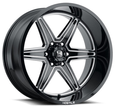 20x10 Hostile H117 Venom Blade Cut (6 Lug) 6x5.5/139.7 -19mm 20x10 Hostile H117 Venom Blade Cut (6 Lug) 6x5.5/139.7 -19mm