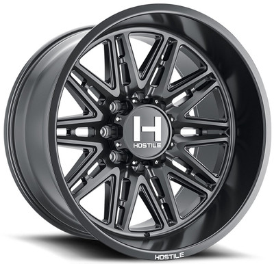 20x10 Hostile H126 Maniac Asphalt (8 Lug) 8x180 -19mm 20x10 Hostile H126 Maniac Asphalt (8 Lug) 8x180 -19mm