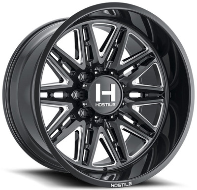 22x12 Hostile H126 Maniac Blade Cut (8 Lug) (* May Require Trimming) 8x6.5/165 -44mm