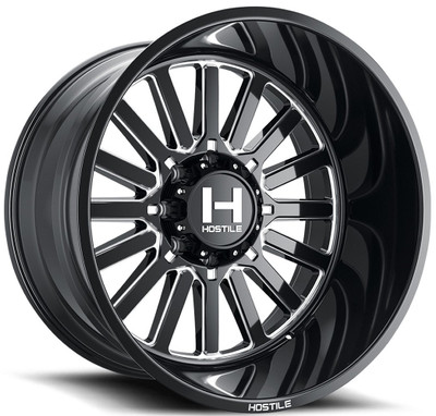 20x9 Hostile H127 Titan Blade Cut (8 Lug) 8x6.5/165 12mm