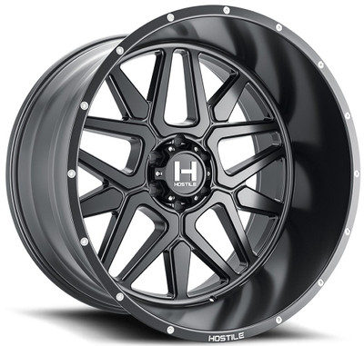 22x10 Hostile H128 Diablo Asphalt (6 Lug) 6x5.5/139.7 -25mm 22x10 Hostile H128 Diablo Asphalt (6 Lug) 6x5.5/139.7 -25mm