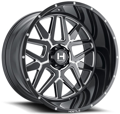 20x10 Hostile H128 Diablo Blade Cut (6 Lug) 6x135 -19mm