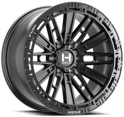 17x9 Hostile H129 Mojave Asphalt (6 Lug) 6x135 0mm 17x9 Hostile H129 Mojave Asphalt (6 Lug) 6x135 0mm