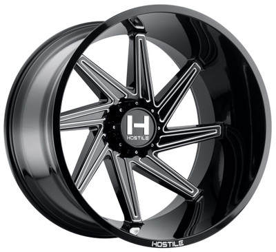 (Clearance - No Returns) 26x16 Hostile H119 Dagr Blade Cut (* May Require Trimming) 8x6.5/165 -101mm-1699752222