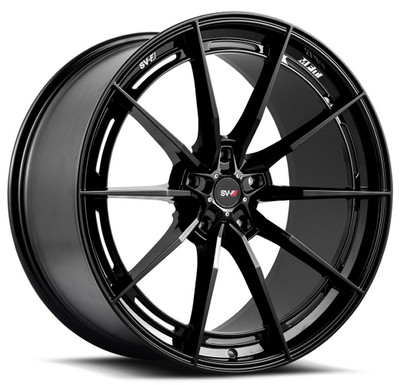 20x12 Savini SV-F1 Gloss Black (Flow Form) (CUSTOM)