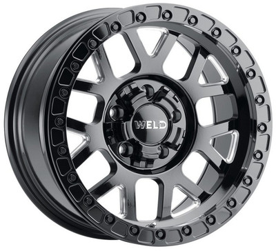 17x9 Weld Off-Road Cinch Beadlock W902 Gloss Black Milled (True Beadlock) (Rotary Forged) 5x5/127 5x5.5/139.7 -12mm 17x9 Weld Off-Road Cinch Beadlock W902 Gloss Black Milled (True Beadlock) (Rotary Forged) 5x5/127 5x5.5/139.7 -12mm