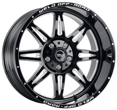 22x10 Weld Off-Road Cheyenne W132 Gloss Black Milled (Rotary Forged) 8x180 -18mm 22x10 Weld Off-Road Cheyenne W132 Gloss Black Milled (Rotary Forged) 8x180 -18mm
