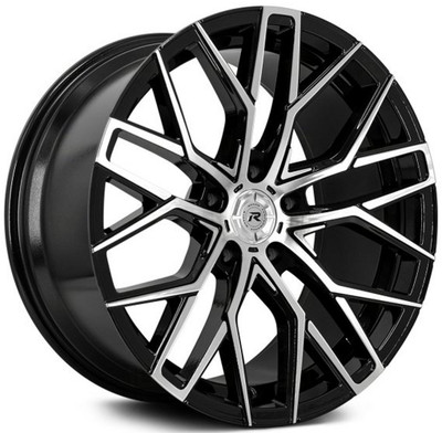 22x9 Renzo Cota Gloss Black Machined (CUSTOM) 22x9 Renzo Cota Gloss Black Machined (CUSTOM)