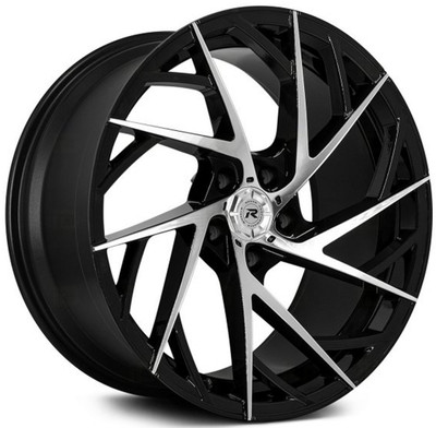 20x10.5 Renzo Mugello Gloss Black Machined (CUSTOM) 20x10.5 Renzo Mugello Gloss Black Machined (CUSTOM)