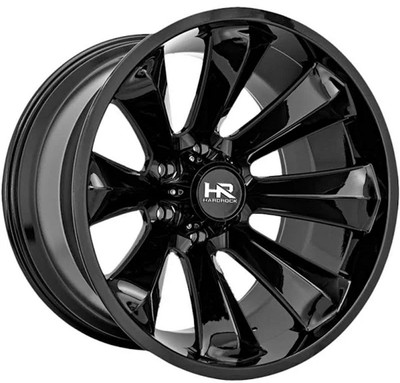 20x12 Hardrock Off-Road H506 Gloss Black (* May Require Trimming) 6x135 -44mm