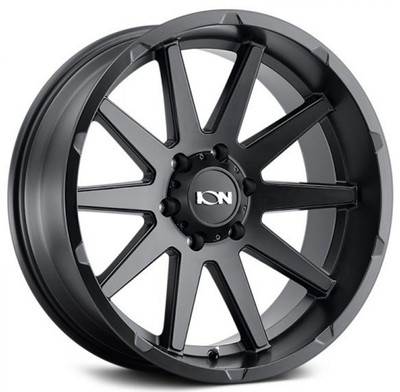 17x9 ION Alloy 143 Matte Black 6x5.5/139.7 -12mm 17x9 ION Alloy 143 Matte Black 6x5.5/139.7 -12mm