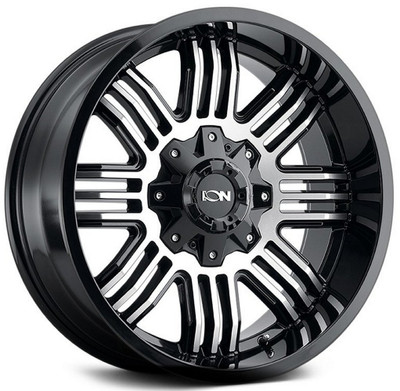 20x10 ION Alloy 144 Satin Black w/ Machined Face 8x180 -19mm 20x10 ION Alloy 144 Satin Black w/ Machined Face 8x180 -19mm