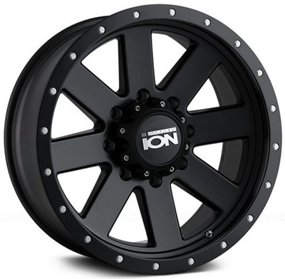 20x9 ION Alloy 134 Matte Black 6x5.5/139.7 18mm 20x9 ION Alloy 134 Matte Black 6x5.5/139.7 18mm