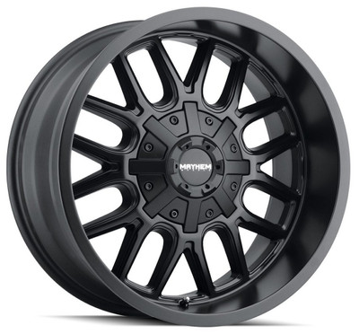 17x9 Mayhem Cogent 8107MB Matte Black 5x5/127 5x5.5/139.7 -12mm