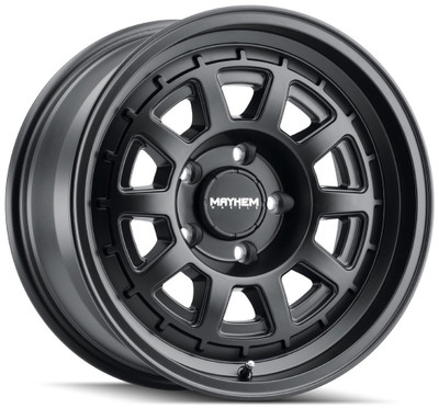 17x8.5 Mayhem Voyager 8303MB Matte Black (Flow Formed) 6x5.5/139.7 18mm 17x8.5 Mayhem Voyager 8303MB Matte Black (Flow Formed) 6x5.5/139.7 18mm