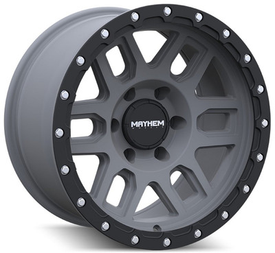 20x9 Mayhem Delta 8304 Matte Gunmetal w/ Matte Black Lip 6x5.5/139.7 -12mm 20x9 Mayhem Delta 8304 Matte Gunmetal w/ Matte Black Lip 6x5.5/139.7 -12mm