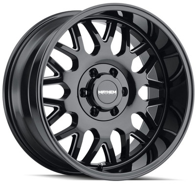20x10 Mayhem Tripwire 8110BM Gloss Black w/ Milled Spokes 6x135 6x5.5/139.7 -19mm 20x10 Mayhem Tripwire 8110BM Gloss Black w/ Milled Spokes 6x135 6x5.5/139.7 -19mm