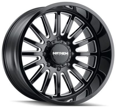 20x9 Mayhem Utopia 8114 Gloss Black Milled 6x135 18mm