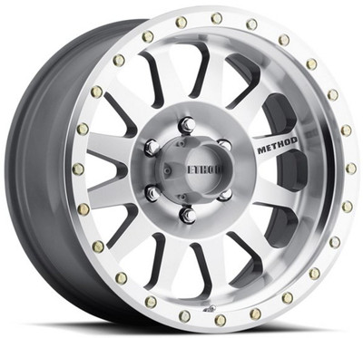 20x10 Method Race MR304 Double Standard Machined w/ Clear Coat 8x6.5/165 -18mm