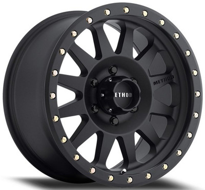 16x8 Method Race MR304 Double Standard Matte Black 6x5.5/139.7 0mm