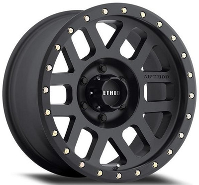 (Clearance - No Returns) 18x9 Method Race MR309 Grid Matte Black 8x180 18mm (Clearance - No Returns) 18x9 Method Race MR309 Grid Matte Black 8x180 18mm