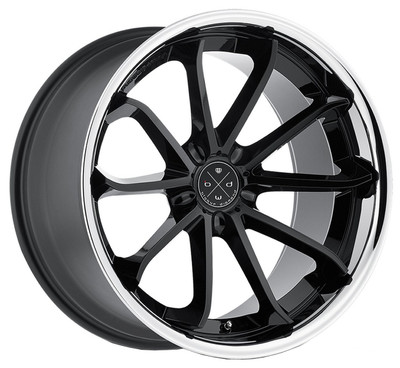 20x10 Blaque Diamond BD-23 Gloss Black w/ Chrome Stainless Steel Lip (CUSTOM) 20x10 Blaque Diamond BD-23 Gloss Black w/ Chrome Stainless Steel Lip (CUSTOM)