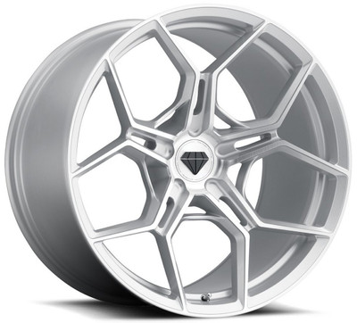 22x11 Blaque Diamond BD-F25 Brushed Silver (Flow Forged) (CUSTOM) 22x11 Blaque Diamond BD-F25 Brushed Silver (Flow Forged) (CUSTOM)