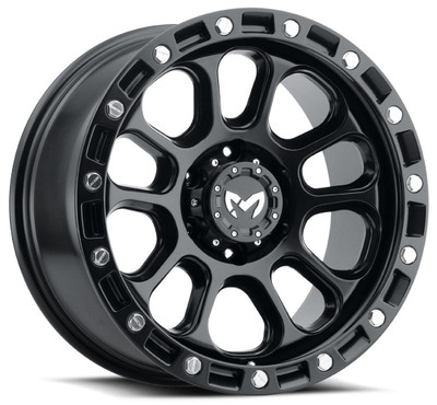 (Clearance - No Returns) 20x9 MKW Off-Road M204 Satin Black 6x135 1mm