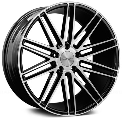 20x10.5 Element EL10 Gloss Black w/ Machined Face 5x112 42mm 20x10.5 Element EL10 Gloss Black w/ Machined Face 5x112 42mm