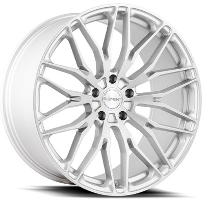 22x9 Element EL32 Brushed Silver 5x4.5/114.3 35mm