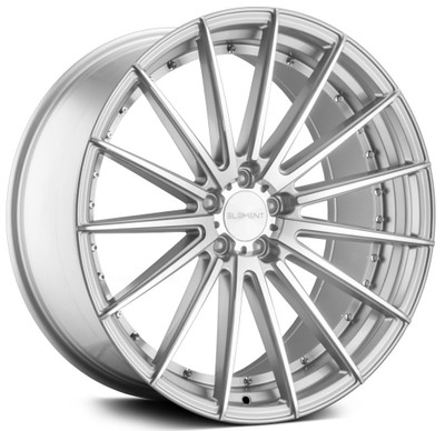 22x9 Element EL15 Silver w/ Machined Face 5x4.5/114.3 35mm 22x9 Element EL15 Silver w/ Machined Face 5x4.5/114.3 35mm