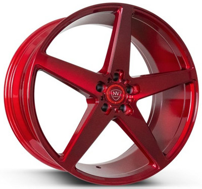 20x8.5 NV NVV Brushed Red 5x112 35mm