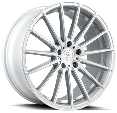 20x8.5 NV NVXV Silver Machined 5x4.5/114.3 35mm 20x8.5 NV NVXV Silver Machined 5x4.5/114.3 35mm