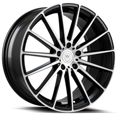 20x8.5 NV NVXV Gloss Black Machined 5x4.5/114.3 35mm 20x8.5 NV NVXV Gloss Black Machined 5x4.5/114.3 35mm